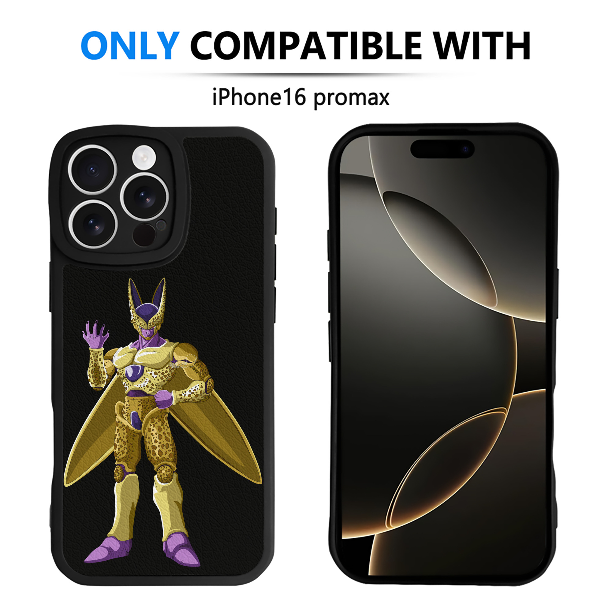 （画像用） ドラゴンボール セル DRAGON BALL Cell 【iPhone 16シリーズ対応】シリコンスマホケース（レザー調） 材質：シリコン